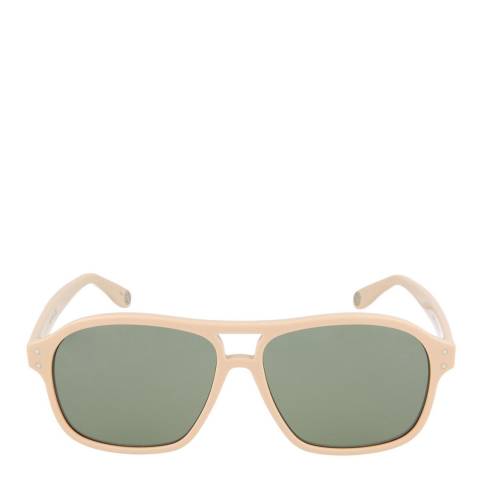 Gucci Men's Ivory/Green Gucci Sunglasses 58mm