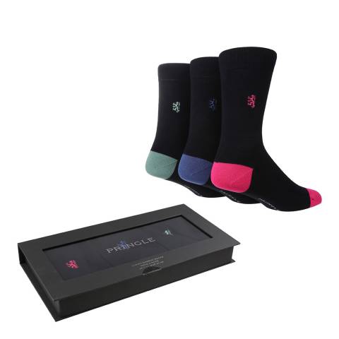 Pringle Black/Pink/Multi 3 Pack Gift Box