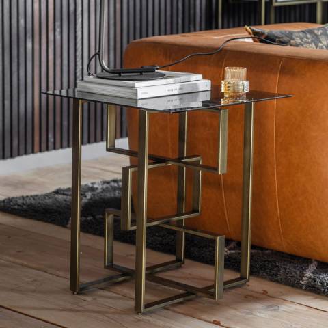 Gallery Living Thornton Side Table, Bronze