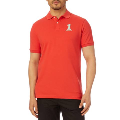 Hackett London Red New Classic Slim Polo Shirt