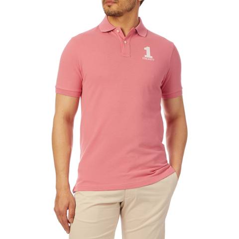 Hackett London Pink New Classic Slim Polo Shirt