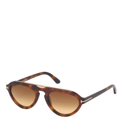 Tom Ford Men's Blonde Havana/Brown Tom Ford Sunglasses 54mm