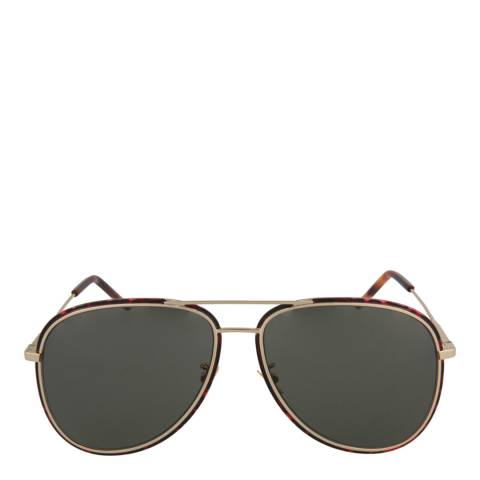 Saint Laurent Unisex Gold/Grey Sunglasses 61mm