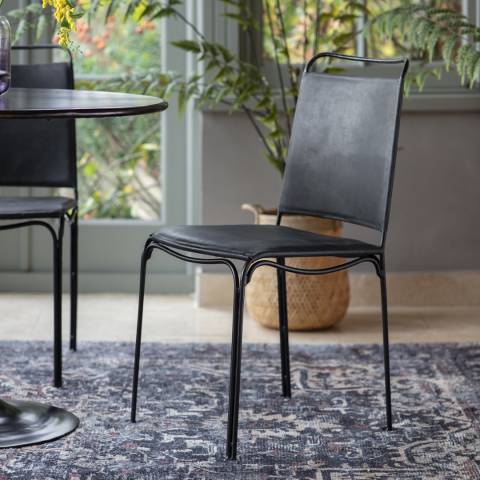 Gallery Living Set of 2 Petham Dining Chairs Black