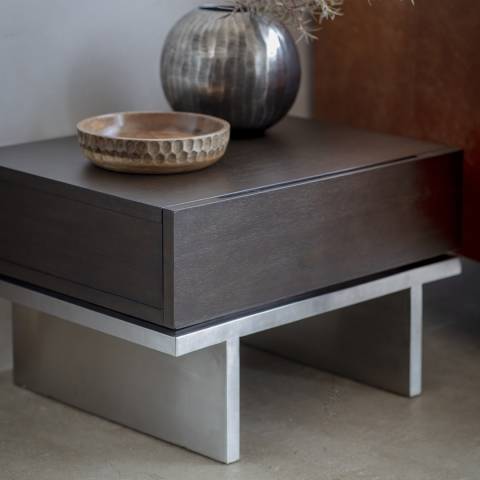 Gallery Living Como 1 Drawer Side Table