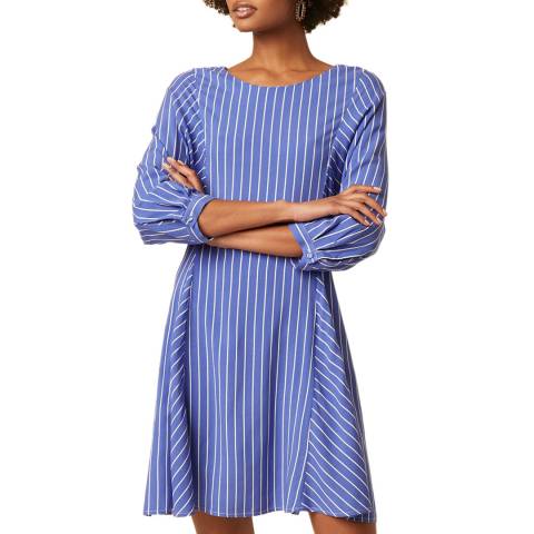 Great Plains Blue Stripe Mini Dress
