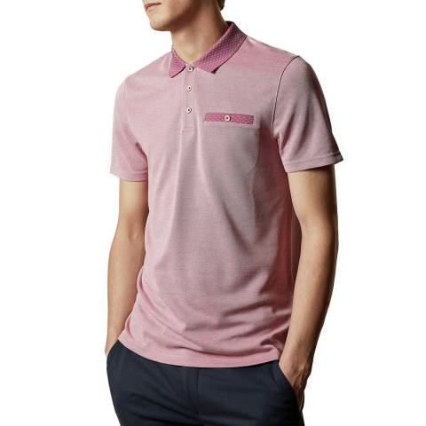 Ted Baker Coral Carosel Soft Touch Polo Shirt