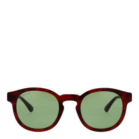 Gucci Men's Brown/Green Sunglasses 49mm