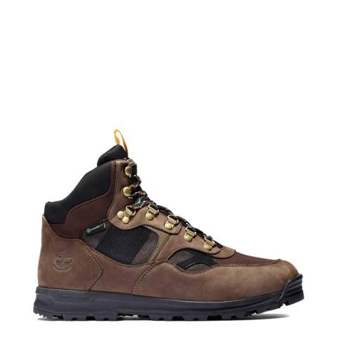 Timberland  Brown Trumbull Rugged Leather Hiker Boots