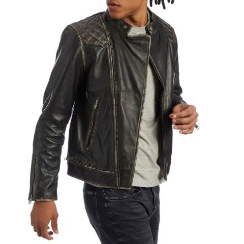 Bolongaro Trevor Black Harris Leather Jacket