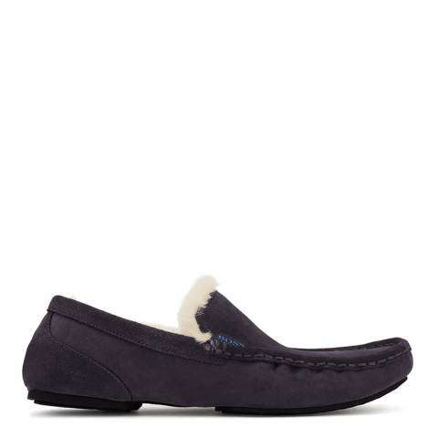BOSS Charcoal Relax Moccasins