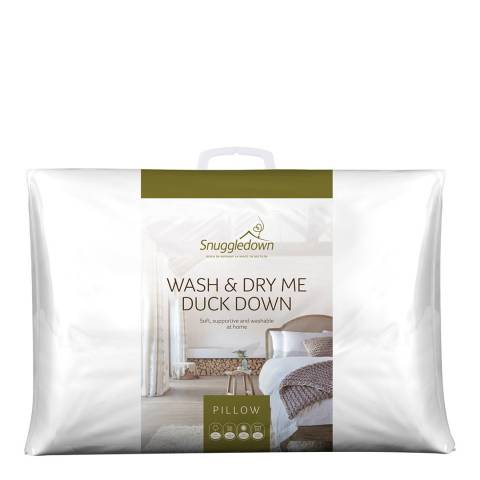 Snuggledown Wash & Dry Me Duck Down Pillow