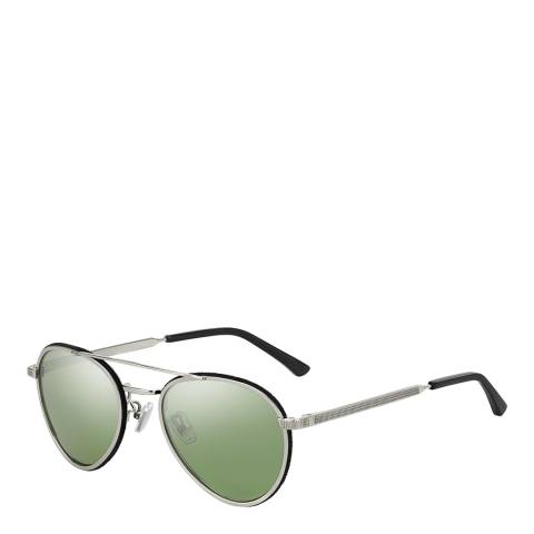 Jimmy Choo Silver Green Cal Sunglasses