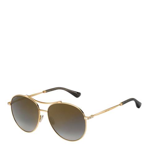 Jimmy Choo Gold Grey Vina Sunglasses