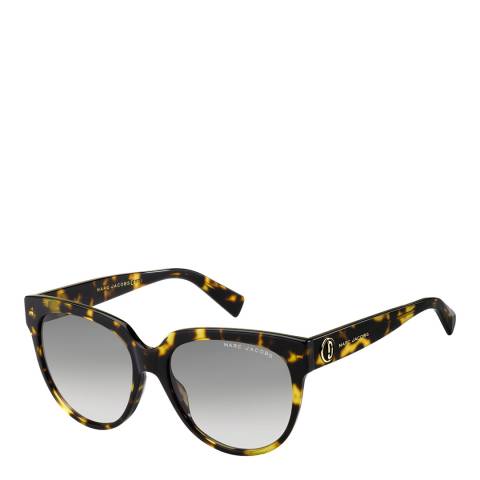 Marc Jacobs Dark Grey Shaded Havanna Round Sunglasses