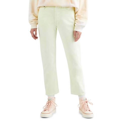 Levi's Pastel Green 501® Cropped Jeans