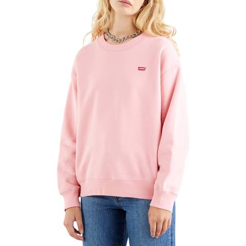 Levi's Pink Standard Crew Neck Sweatshirt