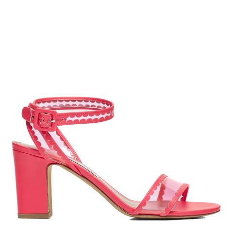 Tabitha Simmons Pink Fluo Leticia Frill Sandals