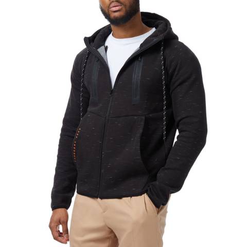 Geographical Norway Black Hooded Sweat