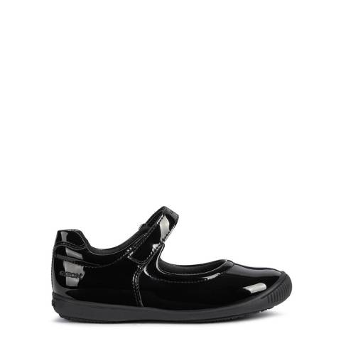 Geox Girl's Patent Black Gioia Shoes