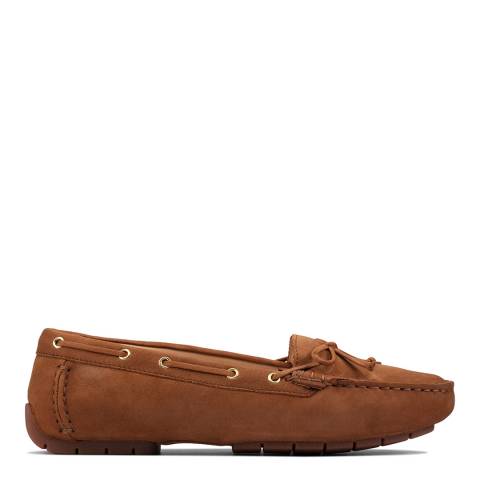 Clarks C Mocc Boat2 Tan Leather