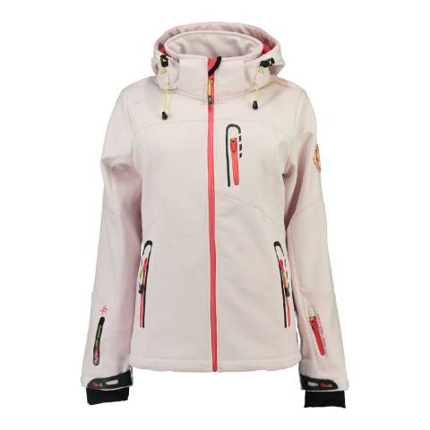 Canadian Peak White Softshell Lightweight Jacket 