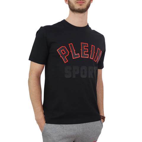 Plein Sport Black Bold Chest Logo T-Shirt