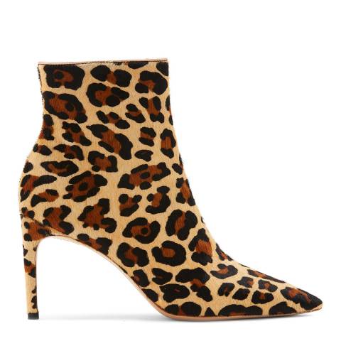Sophia Webster Rizzo Mid Ankle Boot Leopard