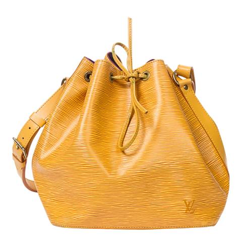 Vintage Louis Vuitton Yellow Noe Bucket Bag