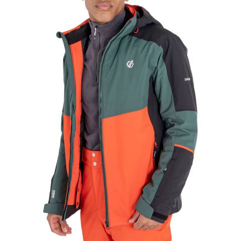 Dare2B Green/Orange Waterproof Ski Jacket