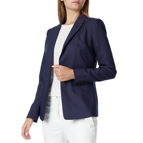 Reiss Navy Ruby Tailored Jacket