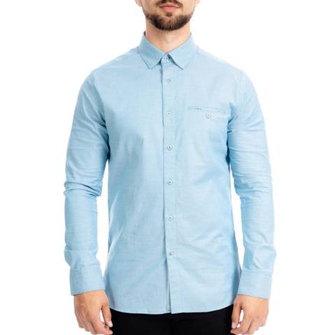Ted Baker Blue Zesty Oxford Cotton Shirt 