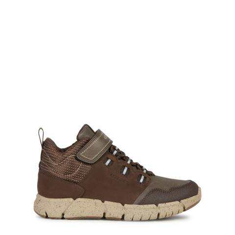 Geox Brown and Beige Trainers