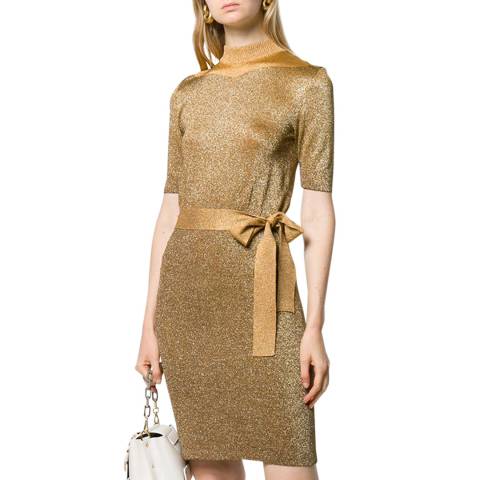 Missoni Gold High Neck Dress