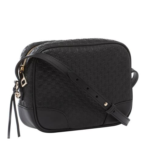 Gucci Black Bree Leather Crossbody Bag