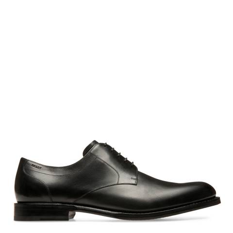 BALLY Black Leather Meddow Oxford Shoes