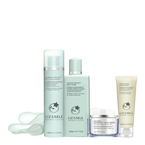 Liz Earle Your Daily Routine Kit with Superskin Moisturiser Unfragranced for Sensitive Skin