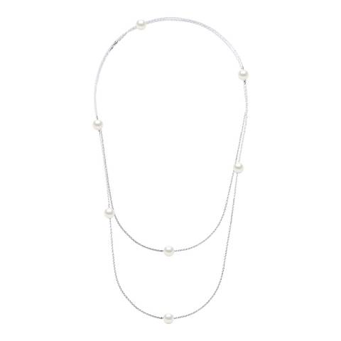 Atelier Pearls White Freshwater Pearl Prestige Layered Necklace
