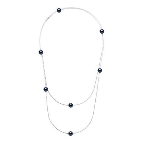 Atelier Pearls Black Freshwater Pearl Prestige Layered Necklace