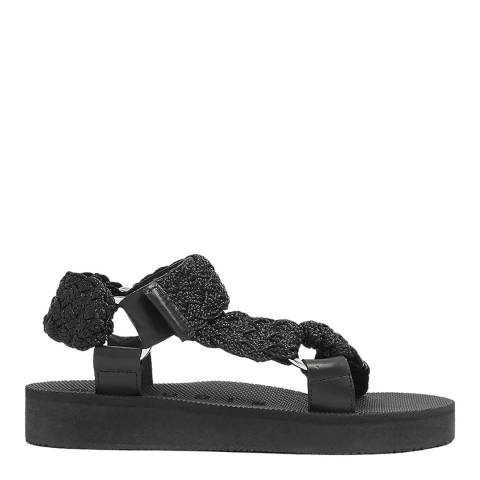 Claudie Pierlot Black Akram Velcro Sandals