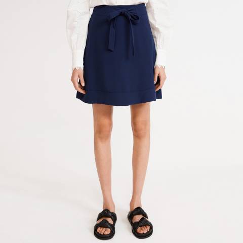 Claudie Pierlot Ultramarine Seyae Woven Skirt 