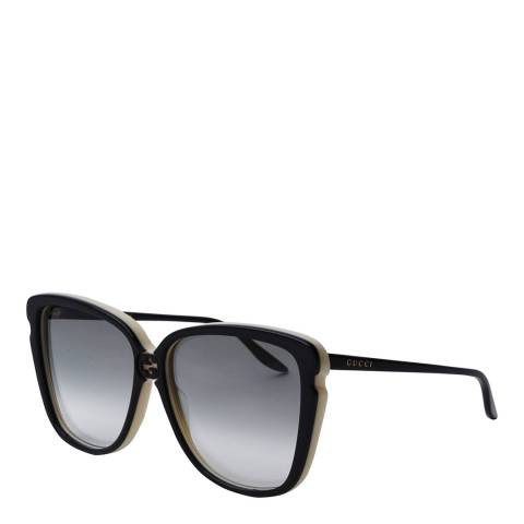 Gucci Women's Gucci Black/Grey Sunglasses 63mm