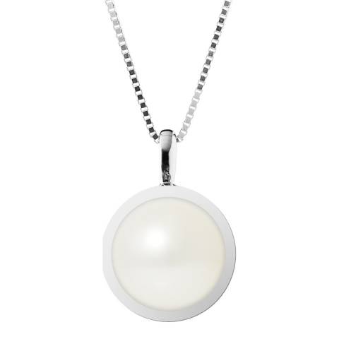 Mitzuko White Gold Bead Tahiti Pearl Pendant