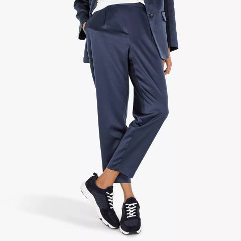 hush Navy Lyana Relaxed Trousers