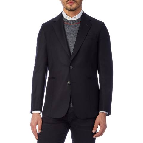 PAUL SMITH Black Tailored Fit Jacket