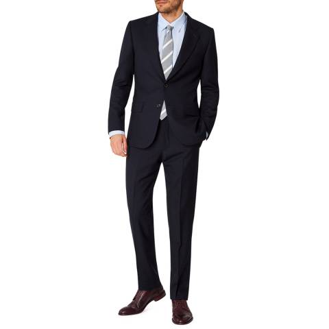 PAUL SMITH Navy Modern Fit Two Button Wool Suit