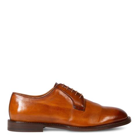 PAUL SMITH Tan Leather Gale Derby Shoes