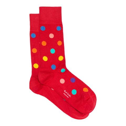 PAUL SMITH Red Dot Line Socks