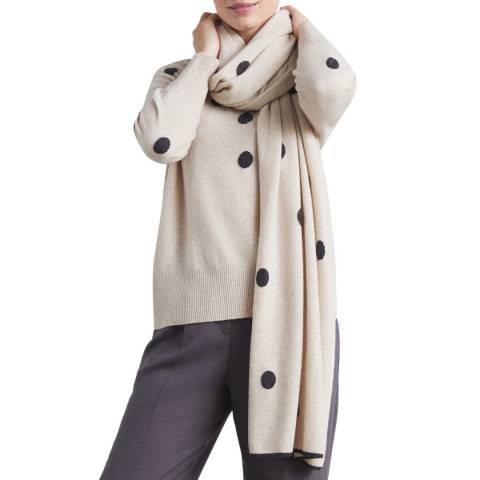 Loop Cashmere Patterned Cashmere Knitted Scarf