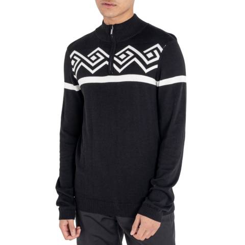 Dare2B Black Half Zip Sweater